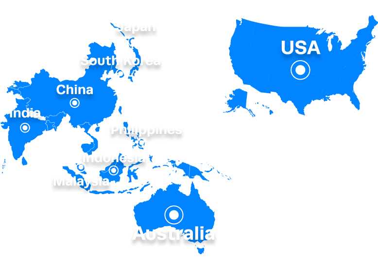 Map_Product_Asia&AU&USA